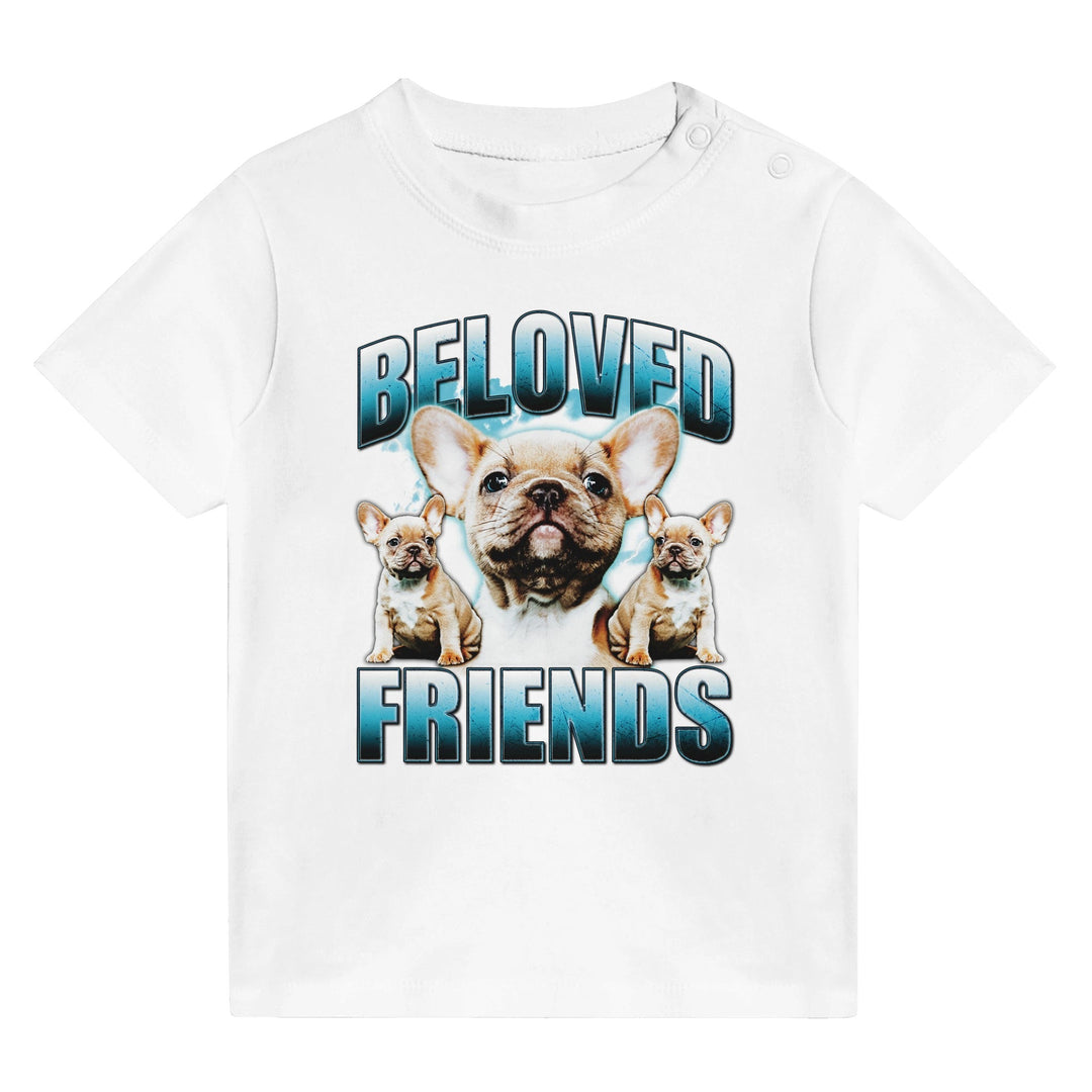 "90's Frenchie" Baby Crewneck T-shirt - Beloved Friends