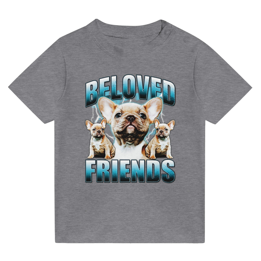 "90's Frenchie" Baby Crewneck T-shirt - Beloved Friends