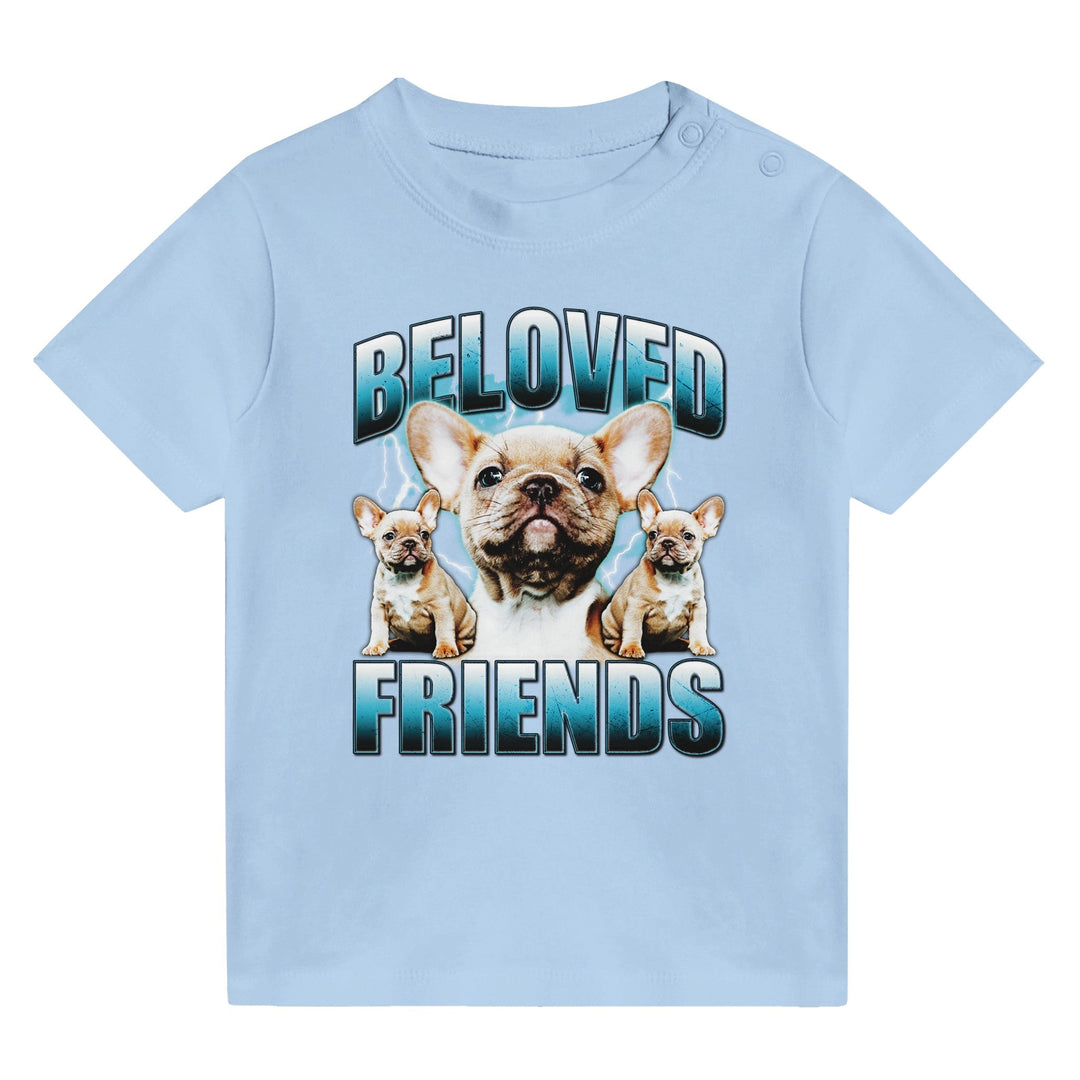 "90's Frenchie" Baby Crewneck T-shirt - Beloved Friends