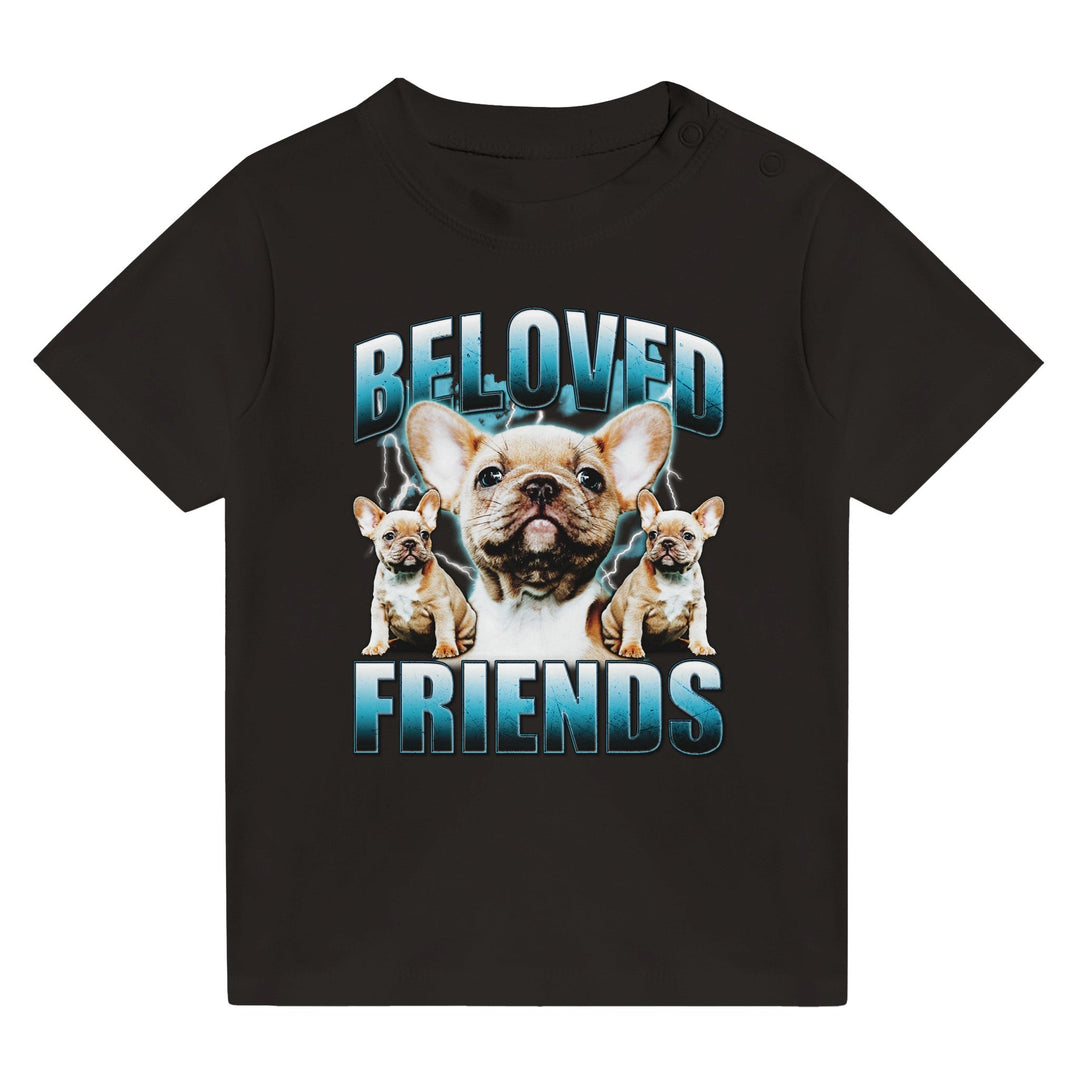 "90's Frenchie" Baby Crewneck T-shirt - Beloved Friends