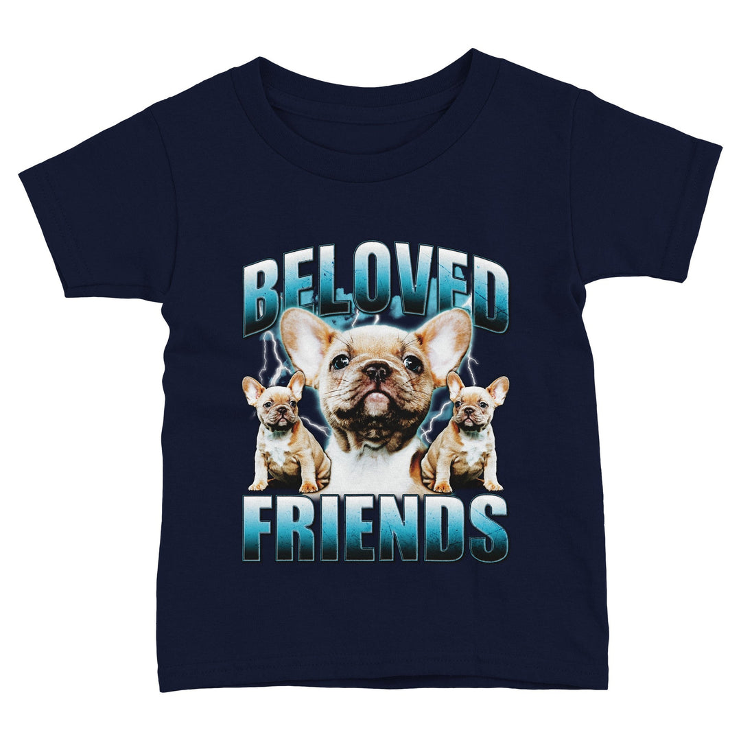 "90's Frenchie" Toddler Staple T-Shirt - Beloved Friends