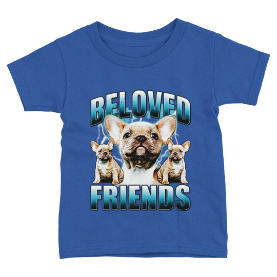 "90's Frenchie" Toddler Staple T-Shirt - Beloved Friends