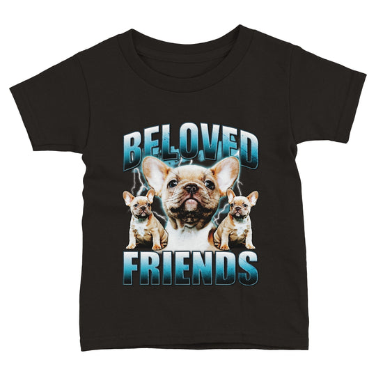 "90's Frenchie" Toddler Staple T-Shirt - Beloved Friends