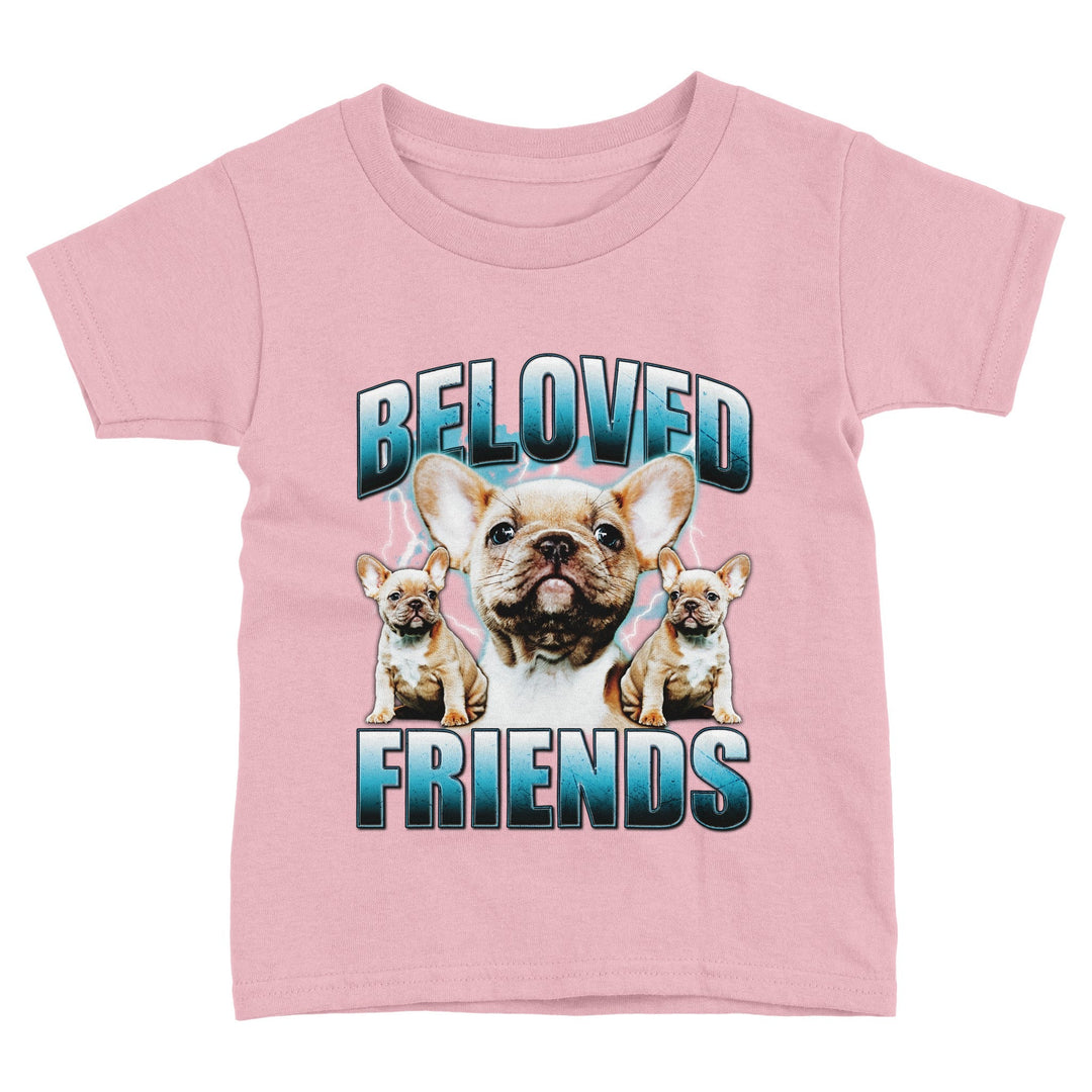 "90's Frenchie" Toddler Staple T-Shirt - Beloved Friends