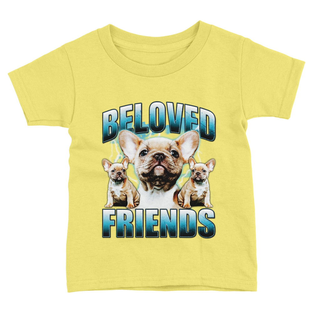 "90's Frenchie" Toddler Staple T-Shirt - Beloved Friends