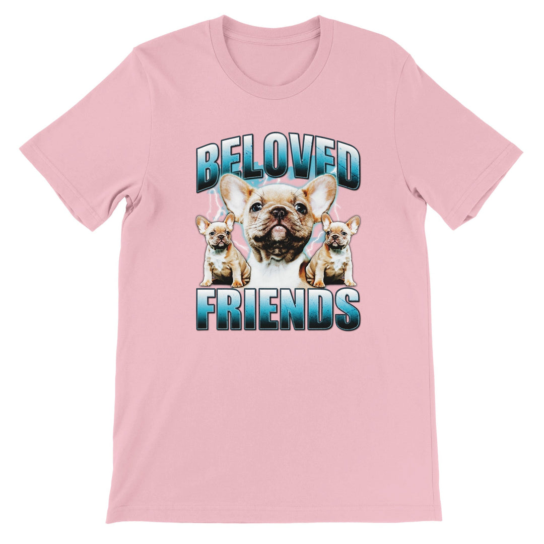 "90's Frenchie" Unisex Crewneck T-shirt - Beloved Friends