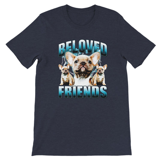 "90's Frenchie" Unisex Crewneck T-shirt - Beloved Friends