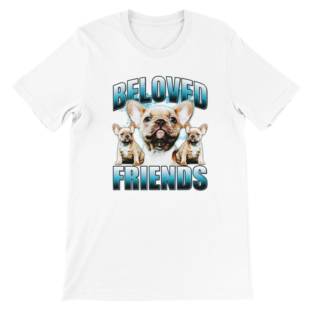 "90's Frenchie" Unisex Crewneck T-shirt - Beloved Friends