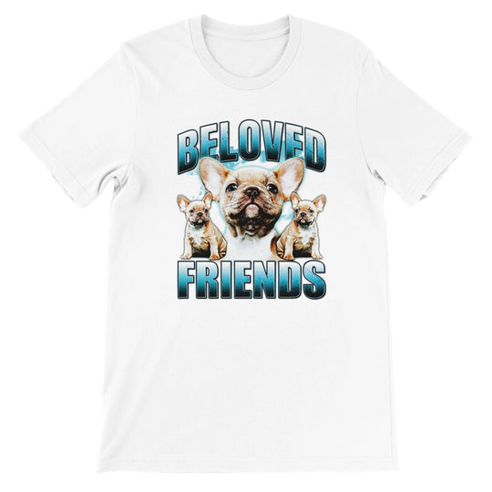 "90's Frenchie" Unisex Crewneck T-shirt - Beloved Friends