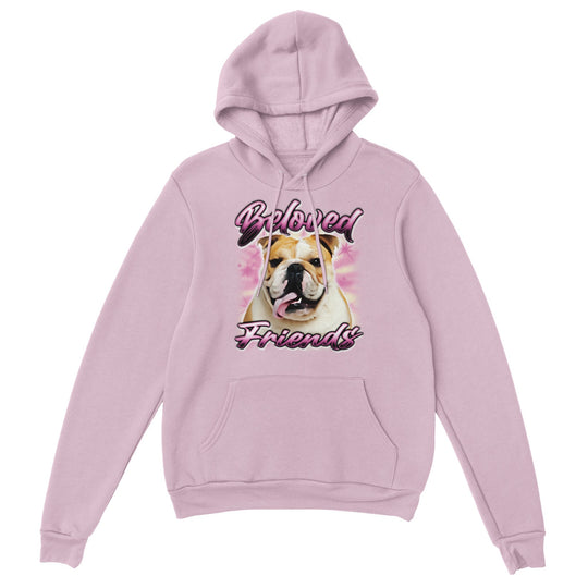 Bulldog Airbrush Hoodie (Unisex) - Beloved Friends