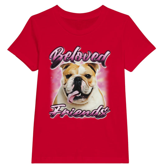 "Bulldog Airbrush" Kids T-shirt - Beloved Friends